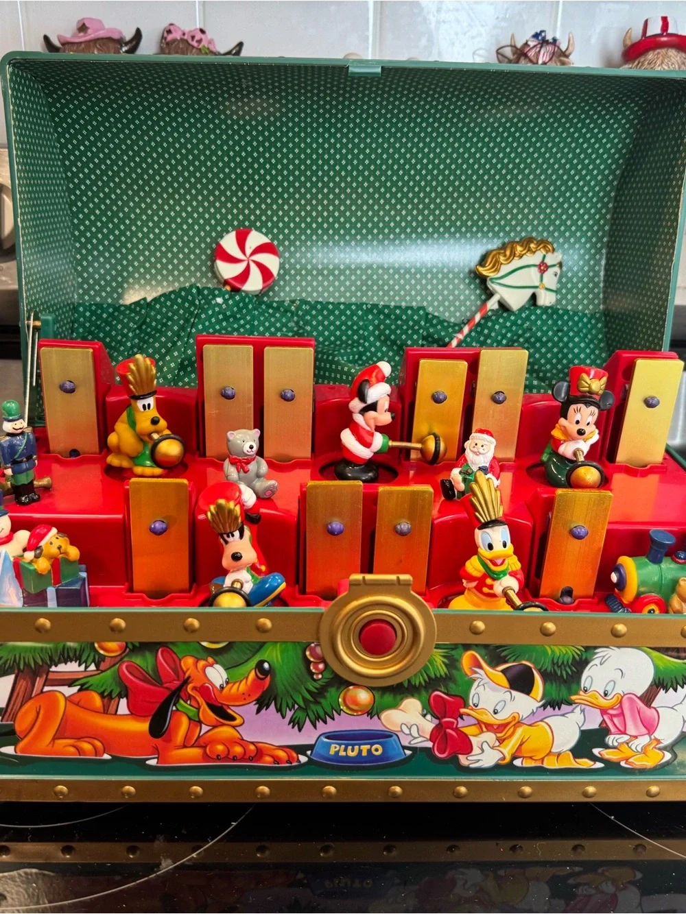 Disney Mr. Christmas Mickey’s Musical Toy Chest - Christmas Vintage Collectible